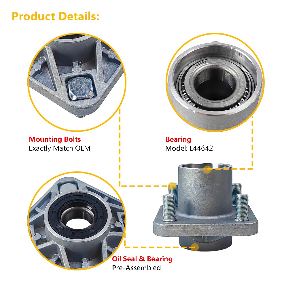 LLNSEAUTO hub oil seal to protect bearings from moisture