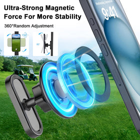LOERUMG golf cart mount snaps on instantly for tool-free setup