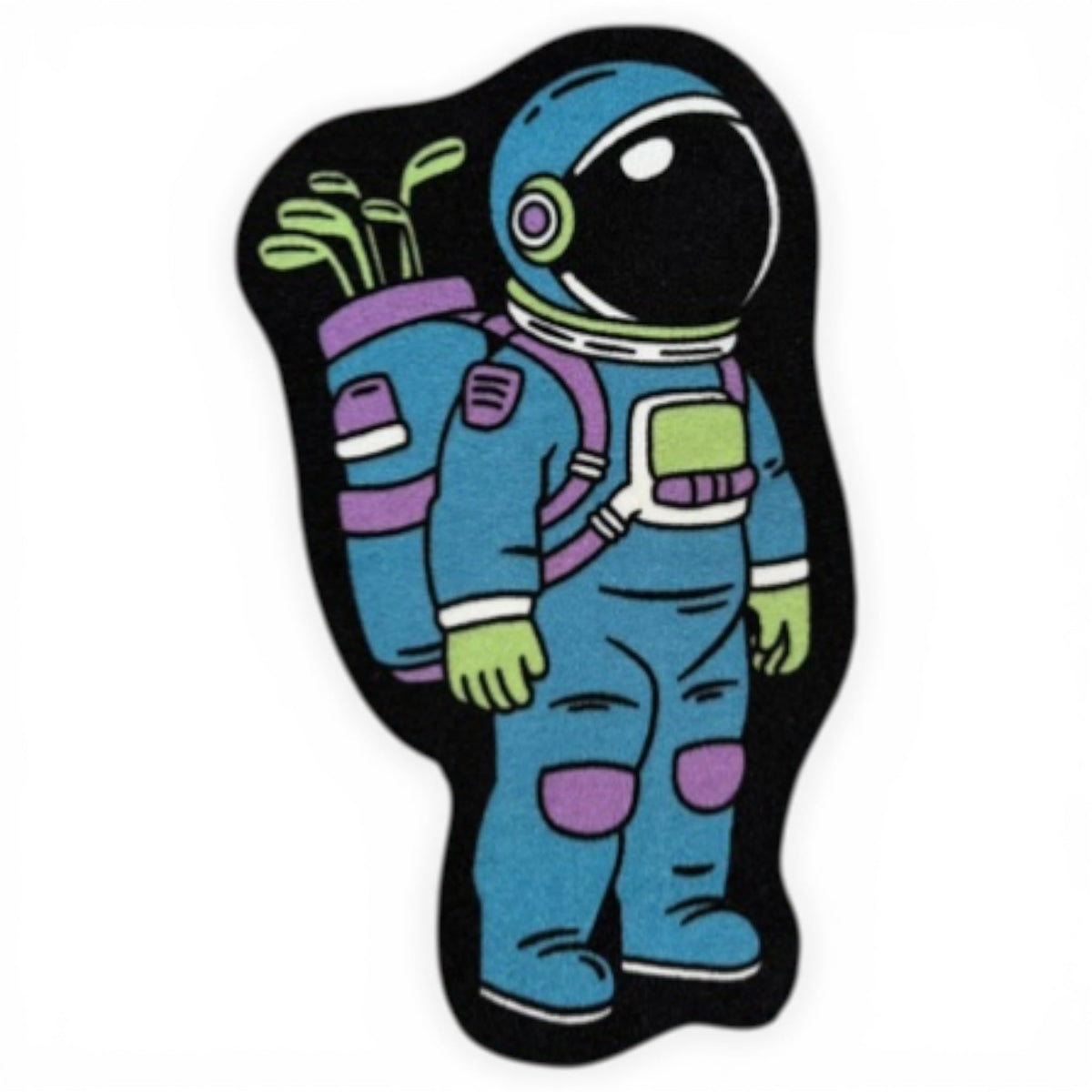 Logie Joe's Astronaut Walker with non-slip backing keeps carts steady.