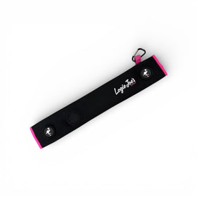Logie Joe's magnetic golf cart strap sleeve provides protection and on-course convenience