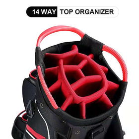 LONGCHAO golf bag with nine pockets for organized gear