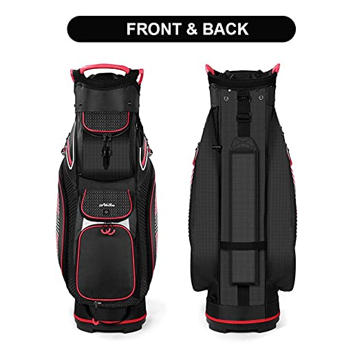 LONGCHAO bag stands upright for easy access on the course