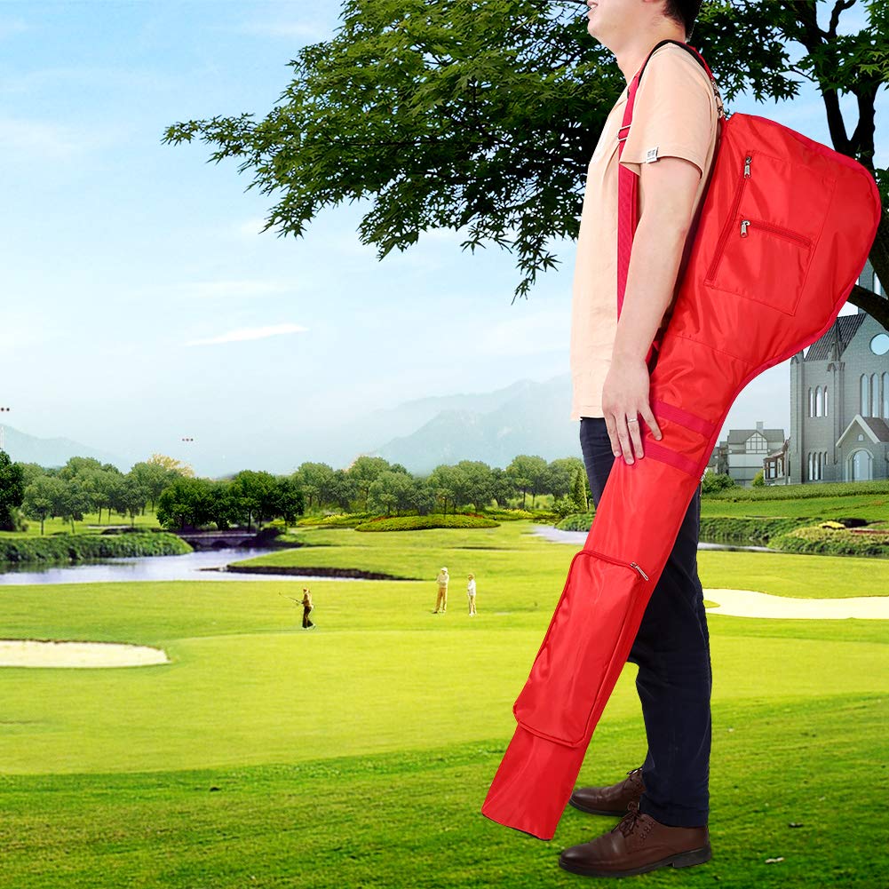 LONGCHAO double-zip design provides quick access to golf clubs