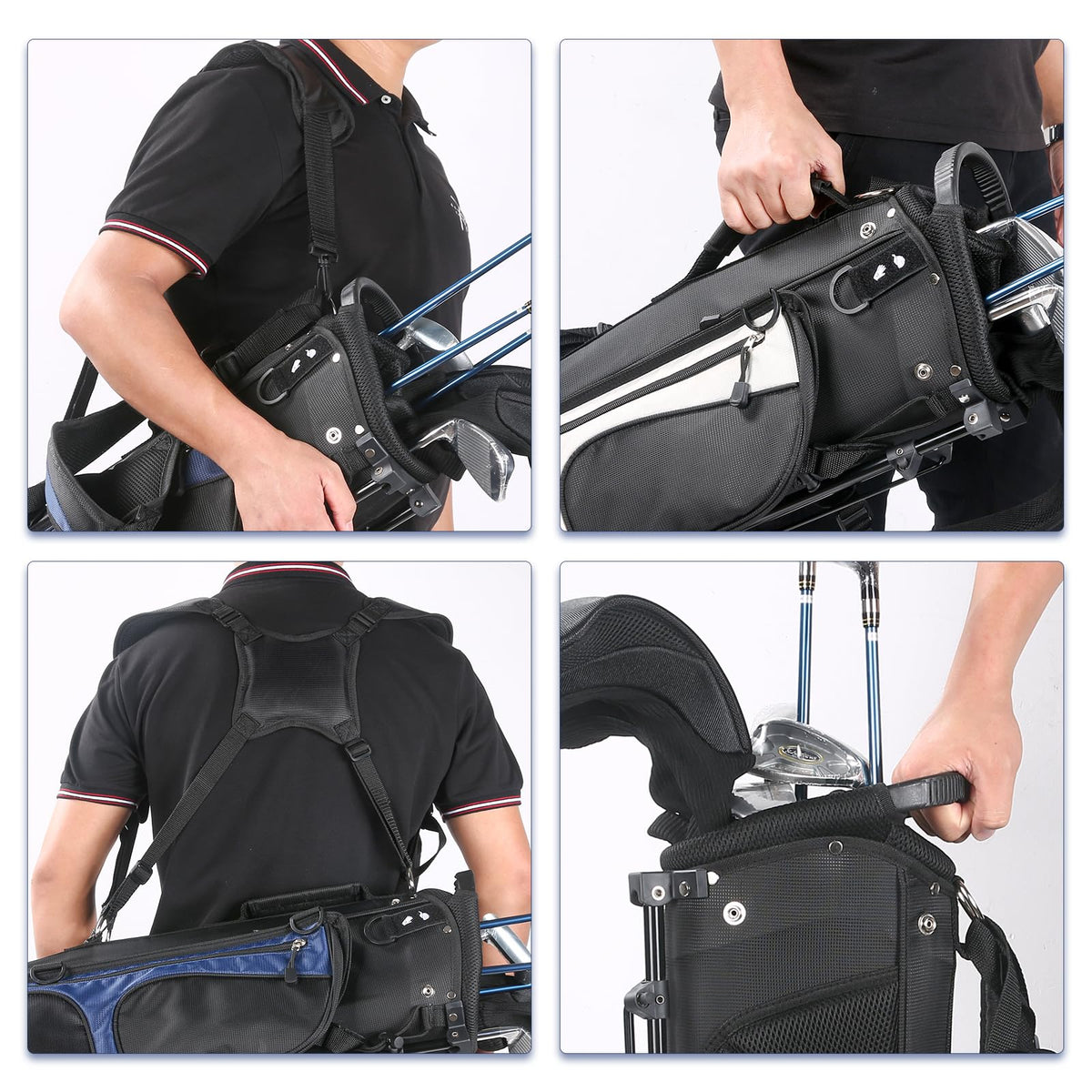 LONGCHAO 2‑in‑1 bag convertible to smaller carry bag