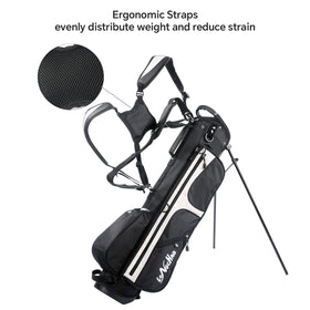 LONGCHAO golf bag foot support providing stable standing on grass
