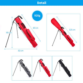 LONGCHAO bag's large capacity fits 6–7 clubs in a compact design