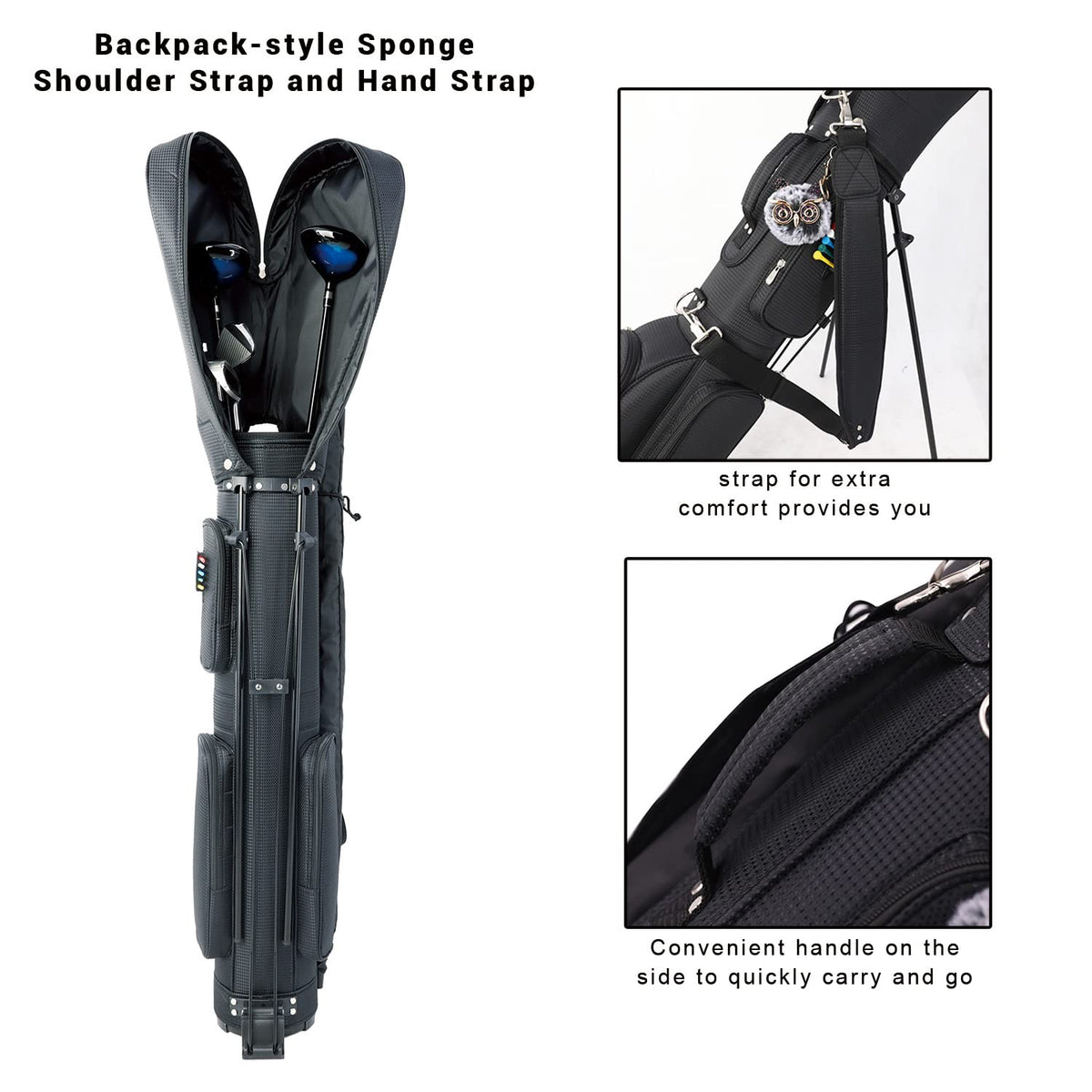 LONGCHAO bag has non-slip bottom for stable placement