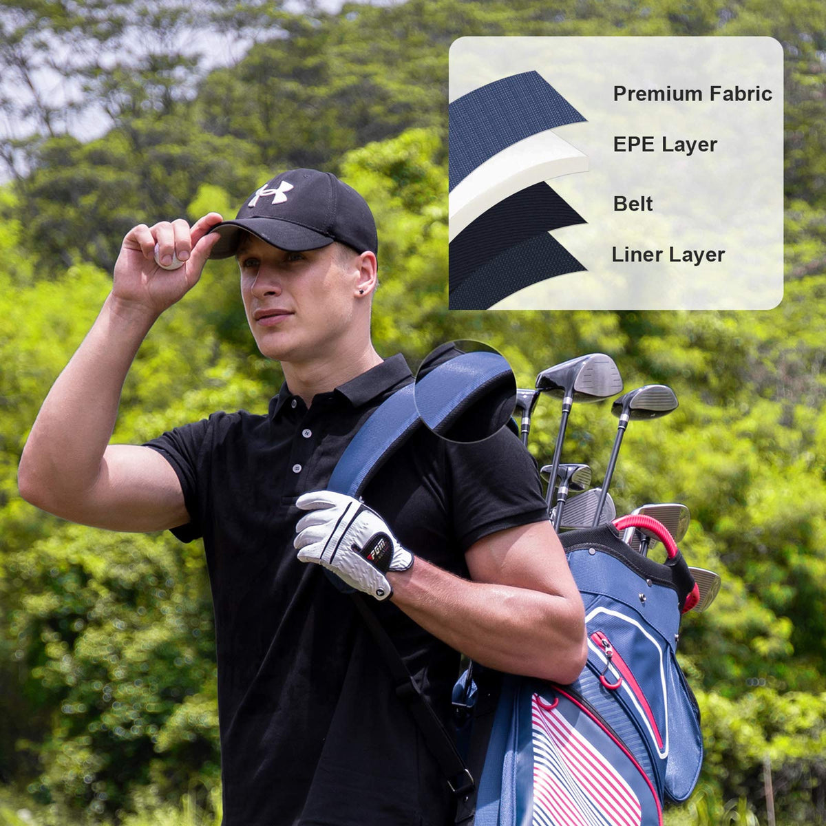 LONGCHAO rain hood and umbrella clip for weather readiness