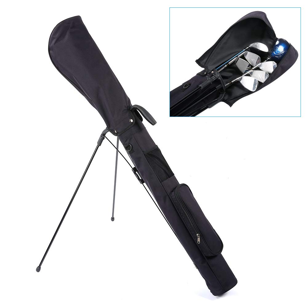 Longchao side pocket neatly stores balls and divot tools.