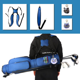 LONGCHAO Golf Bag Stand beverage pocket keeps drinks cool during rounds.