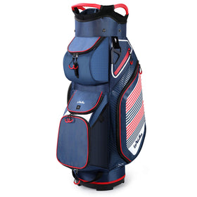 LONGCHAO golf cart bag with 14-way top divider for quick club access