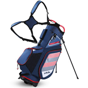 LONGCHAO Golf Stand Bag with 14-way top keeps clubs neatly organized on the course