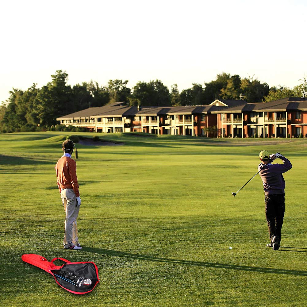 LONGCHAO golf bag with multiple pockets keeps accessories organized