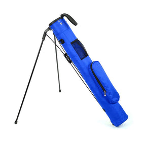 Longchao ultra-light Sunday bag in blue for quick rounds.