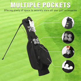 LONGCHAO Ultralight 2Way Stand Bag pockets and insulated cooler for drinks