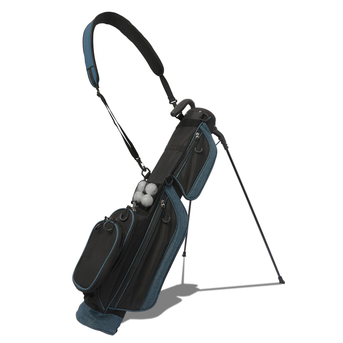 LONGCHAO Ultralight 2-Way top bag maintains club order on the course.