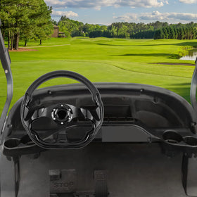 LOSCHEN ergonomic D-shaped grip provides comfortable steering during long rounds.