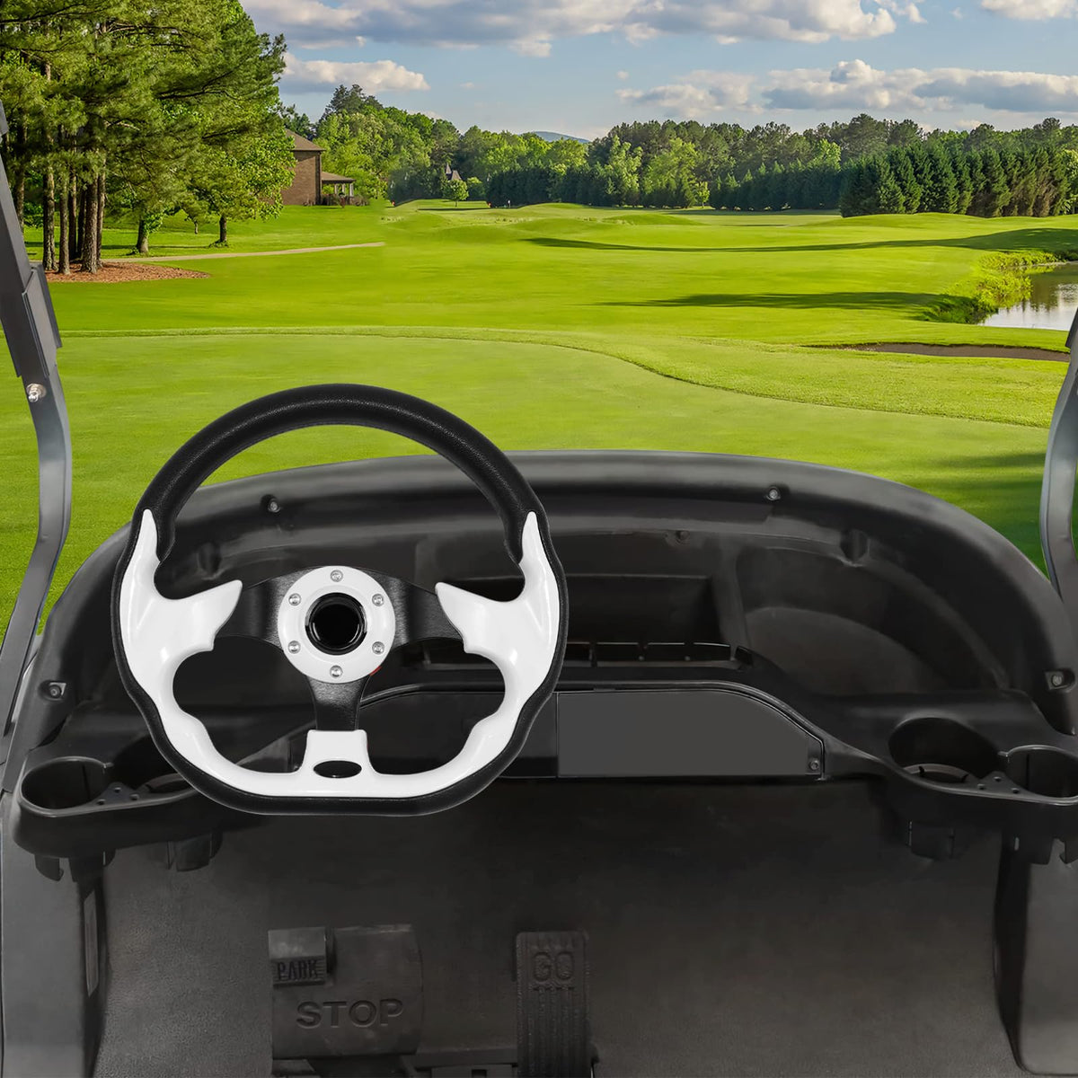 LOSCHEN golf steering wheel EZGO RXV TXT fit for reliable control.