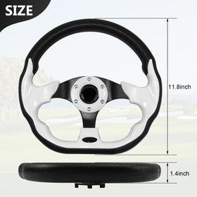 LOSCHEN golf steering wheel Precedent fit provides stylish, secure handling.