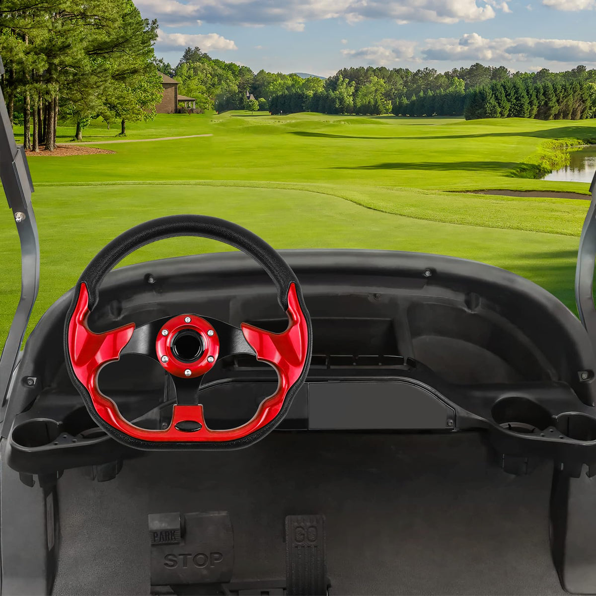 LOSCHEN steering wheel with ergonomic grip improves long-drive comfort