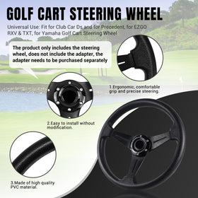 LOSCHEN EZGO RXV TXT compatible wheel enables precise steering