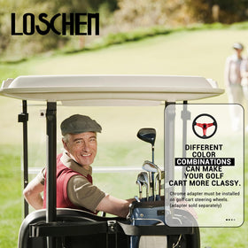 LOSCHEN installation-kit steering wheel enables quick setup on compatible carts.