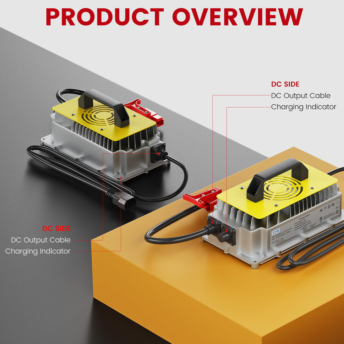 LOSSIGY IP65 waterproof charging unit outdoors with protective casing