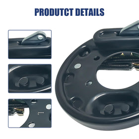 LOSTAR activating lever and dust cover protect brake components during use