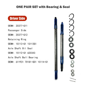 LOSTAR bearing and seal kit for EZGO rear axle