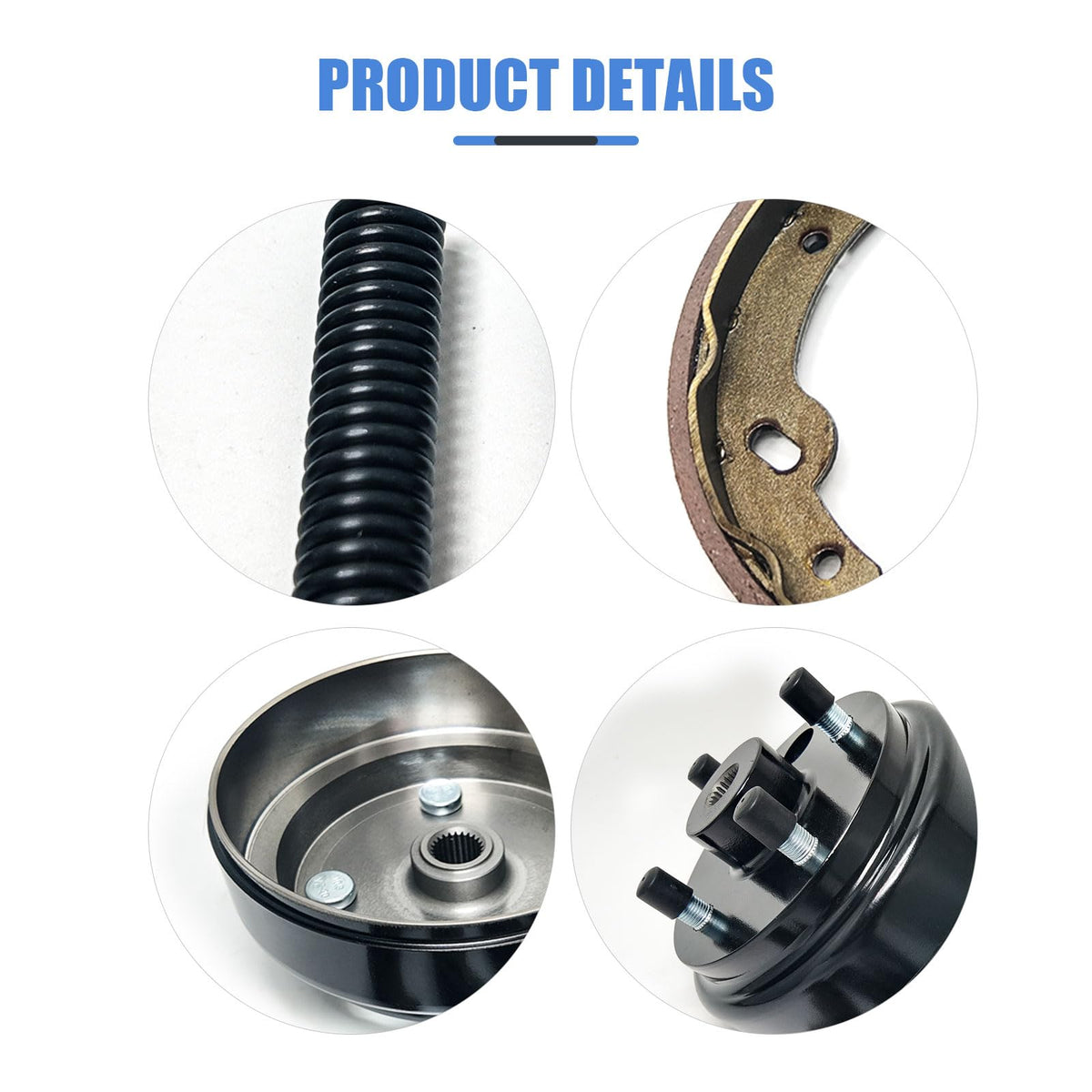 Lostar 3/4-inch hole drum for EZGO TXT.