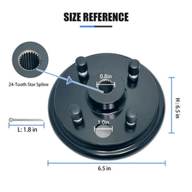 LOSTAR brake drum assembly parts kit includes essential hardware