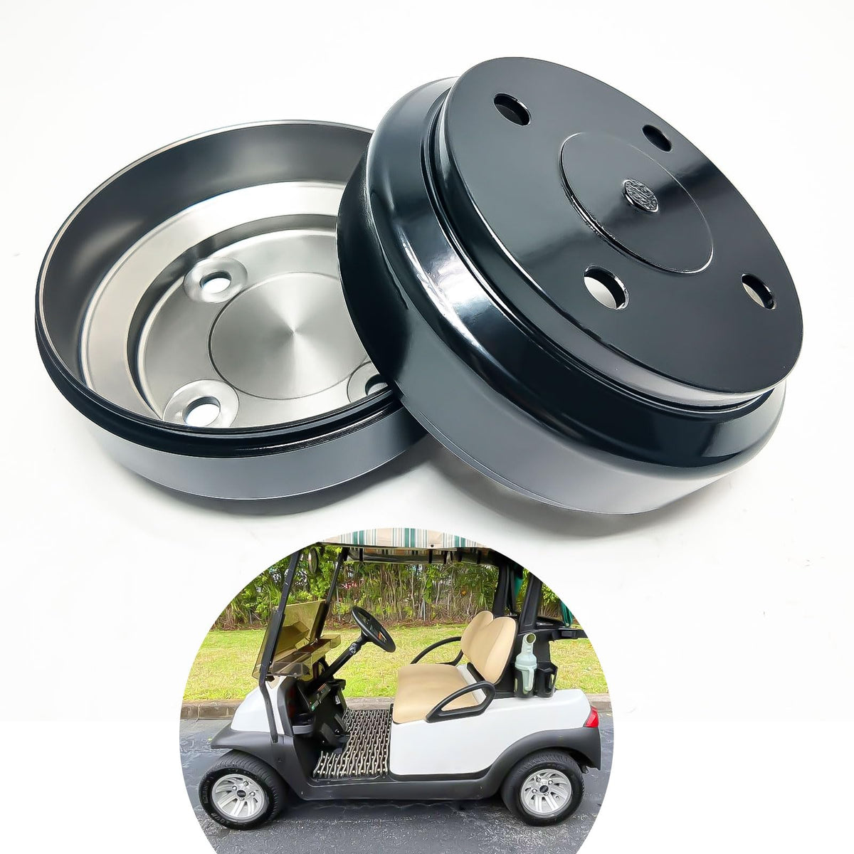LOSTAR brake drum hub for Club Car DS 1995+ ensures reliable braking performance.