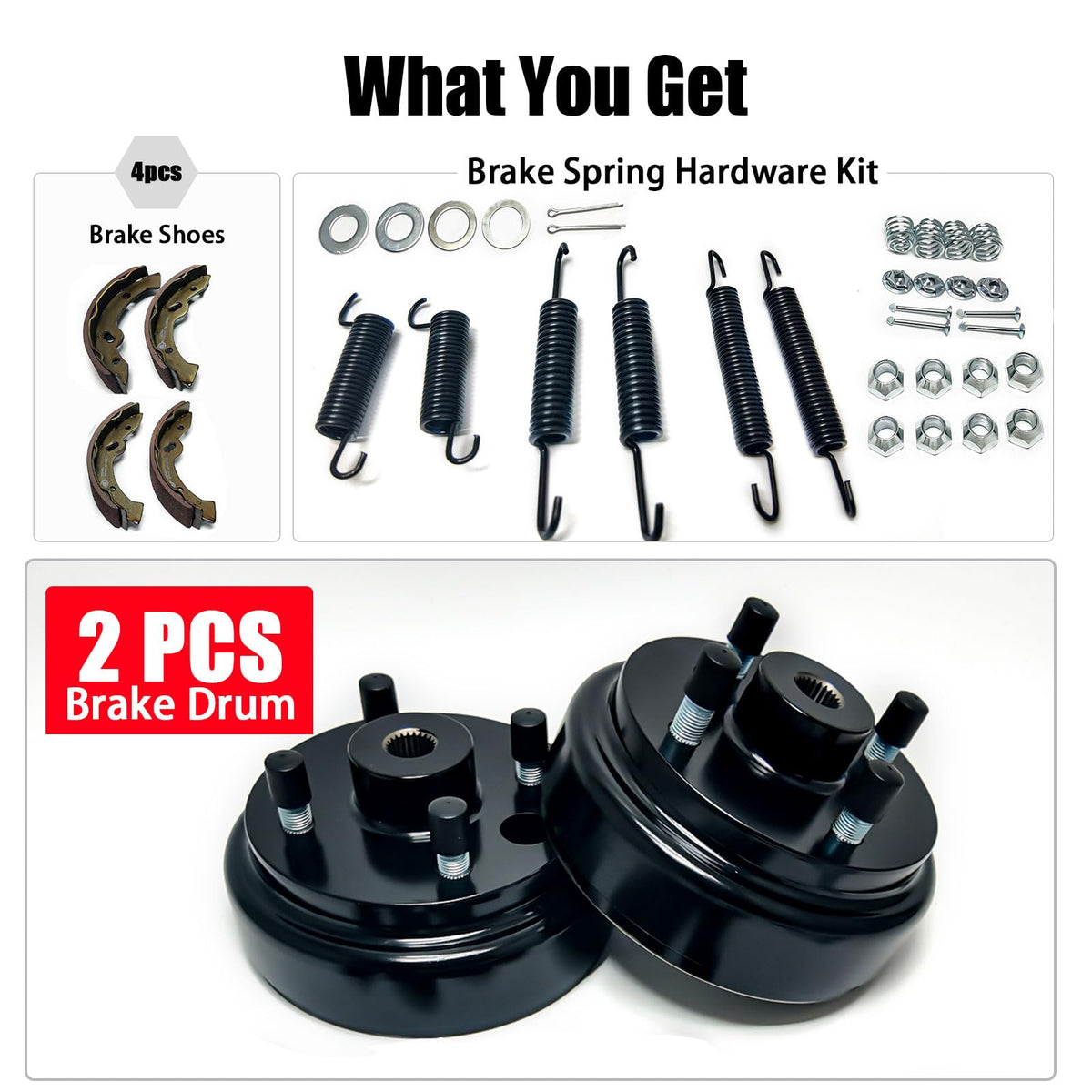 Lostar brake hardware close-up, durable and precise.