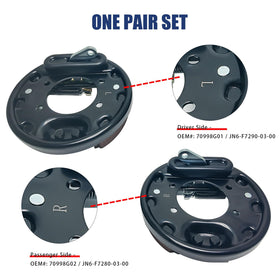LOSTAR brake shoes with retainers ensure consistent friction and performance