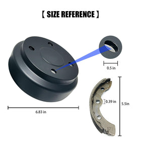 LOSTAR brake spring hardware kit close-up for reliable braking