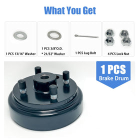 LOSTAR cotter pin and lock nuts set for quick installation