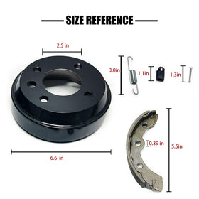 LOSTAR brake springs hardware kit supports easy installation and consistent performance