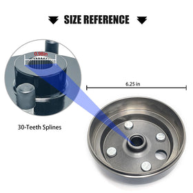 LOSTAR thick and thin washers ensure proper alignment and wear protection.