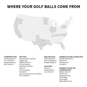 LostGolfBalls AAAA recycled balls packaging highlighting sustainable reuse.