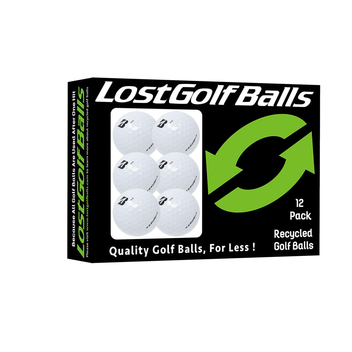 LostGolfBalls Bridgestone Tour BX ball in mint condition for reliable play.