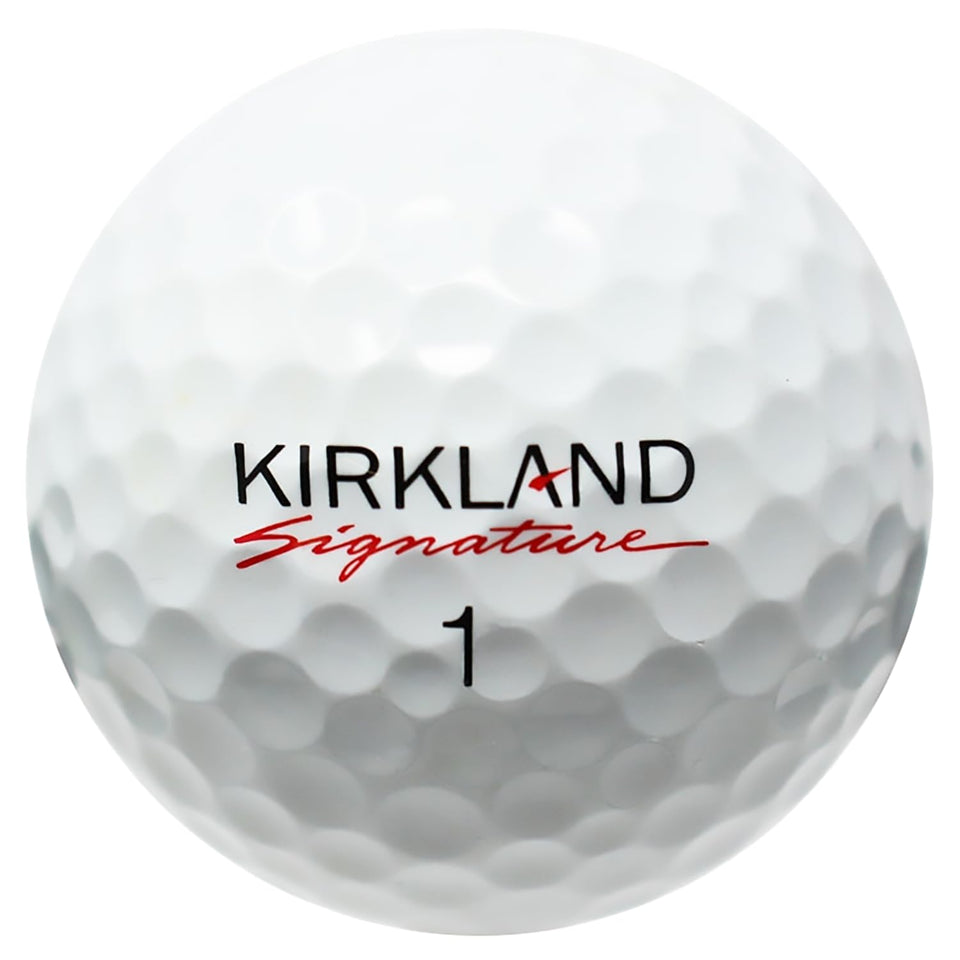 LostGolfBalls Kirkland Signature mint-condition balls for consistent distance and a soft feel.