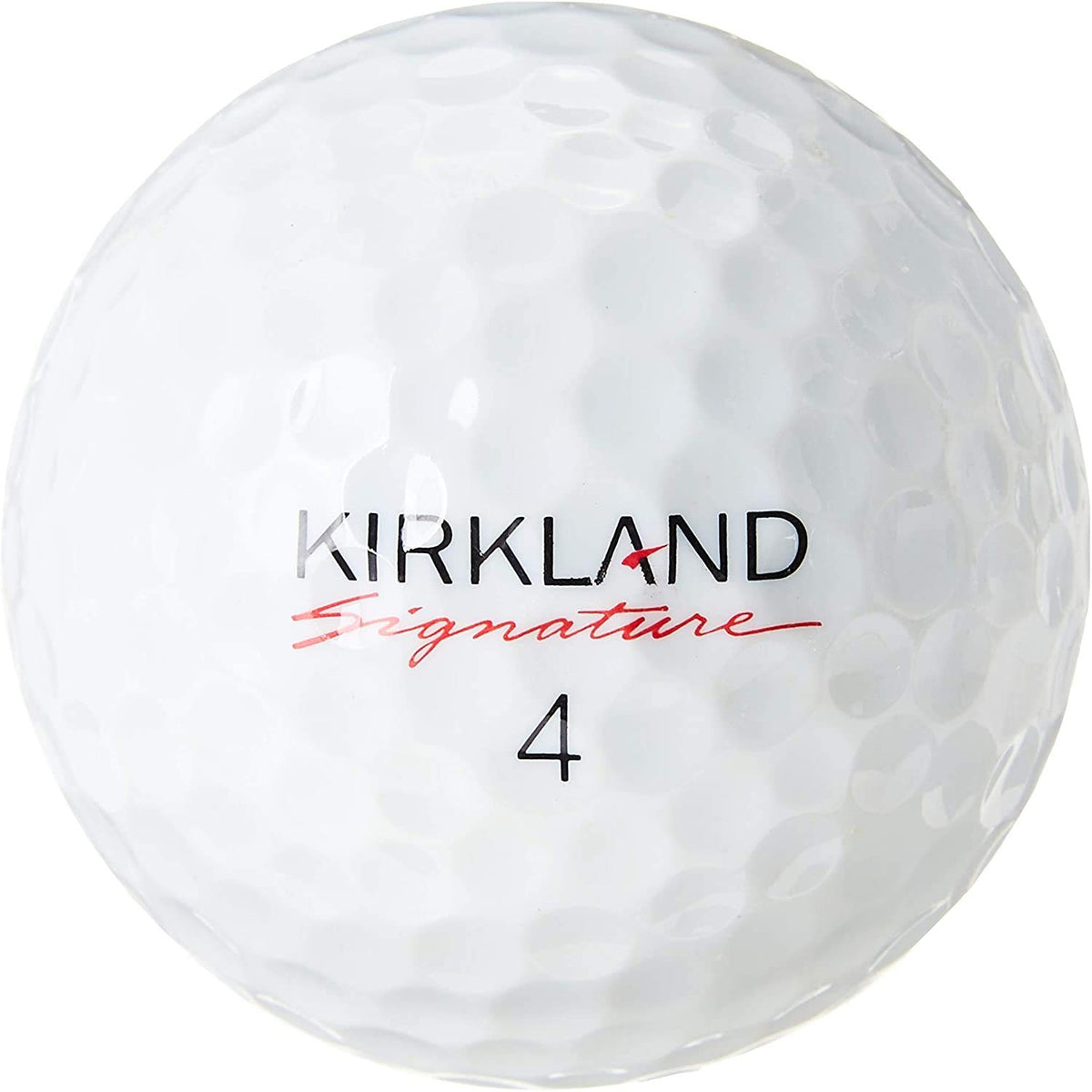 LostGolfBalls Kirkland Signature 50-pack box front showing value for practice rounds