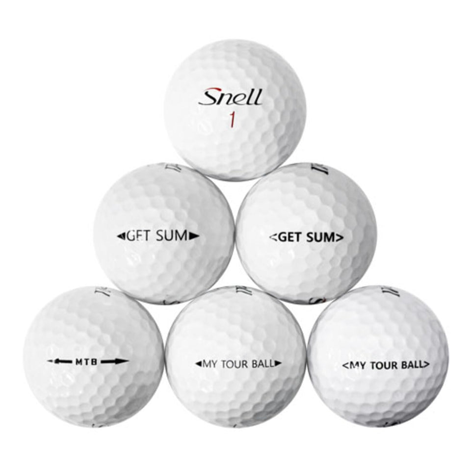 LostGolfBalls mytour ball at tee shot offers long distance and soft feel