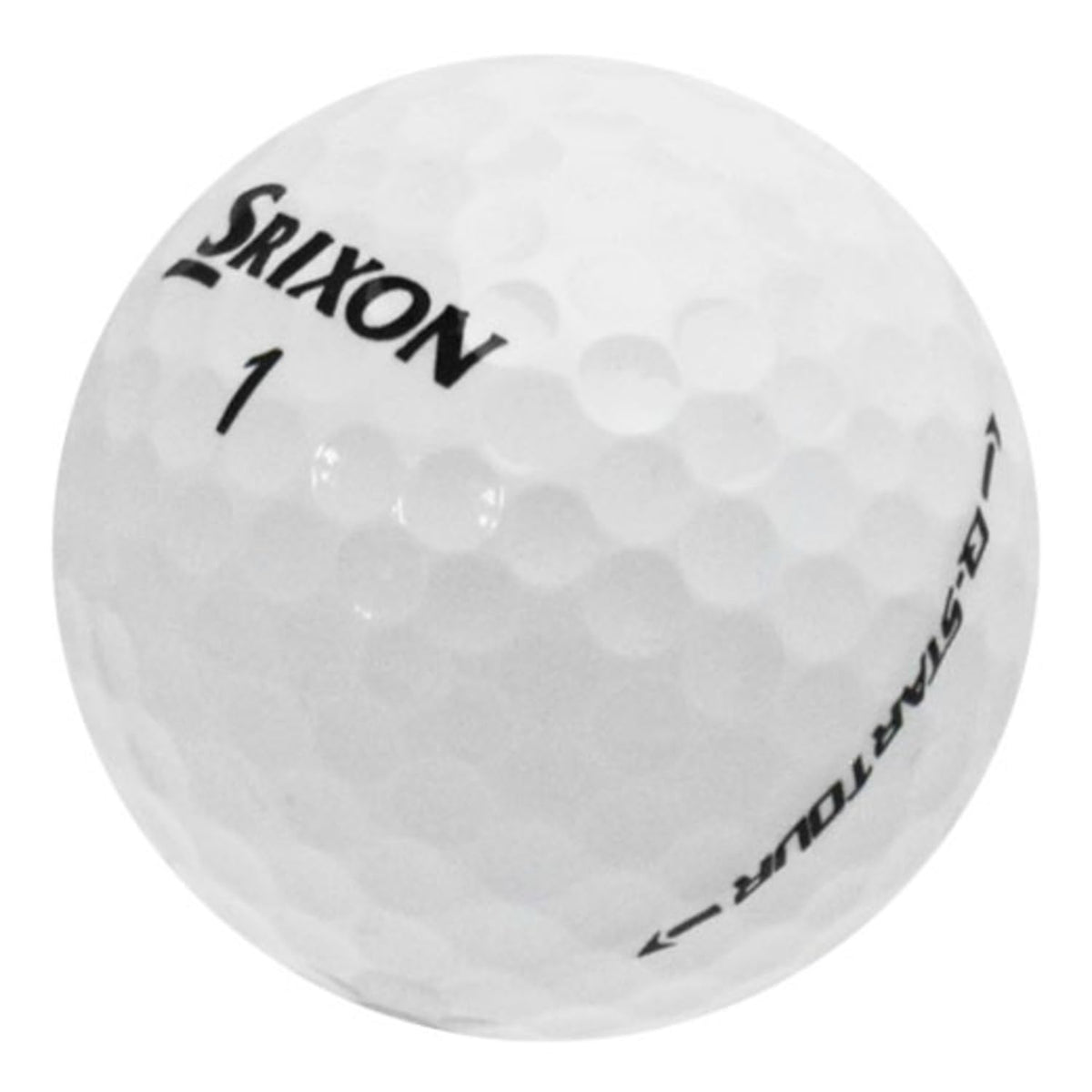 LostGolfBalls Q-Star Tour ball close-up showing soft urethane cover for spin