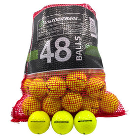 LostGolfBalls Srixon Yellow Mix balls high visibility for easier spotting on the course