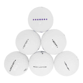 LostGolfBalls TaylorMade Noodle Mix 50-pack front view, ideal for practice sessions.
