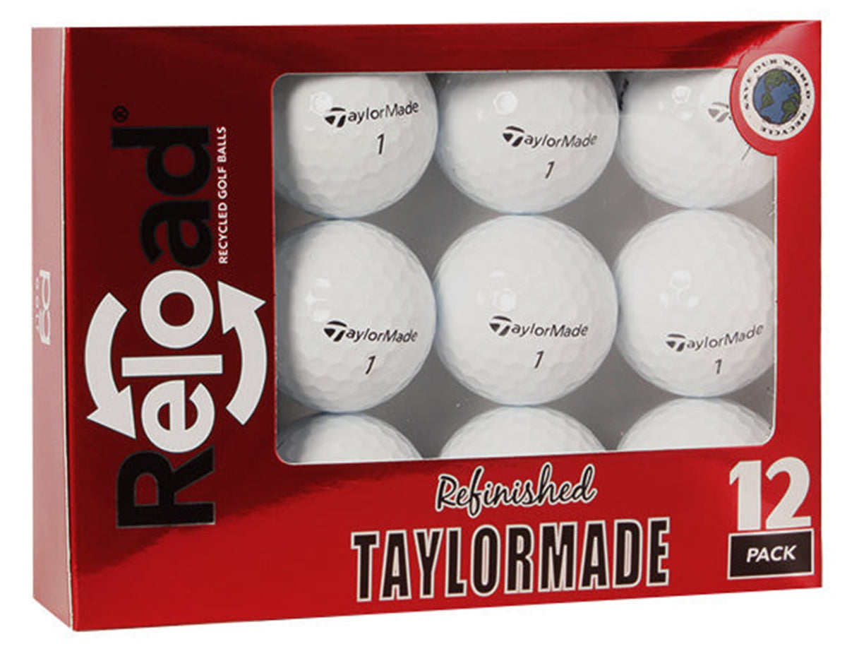 LostGolfBalls TaylorMade TP5 front view mint condition ball for consistent feel