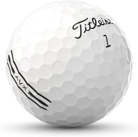 LostGolfBalls Titleist AVX close-up shows soft feel and premium cover