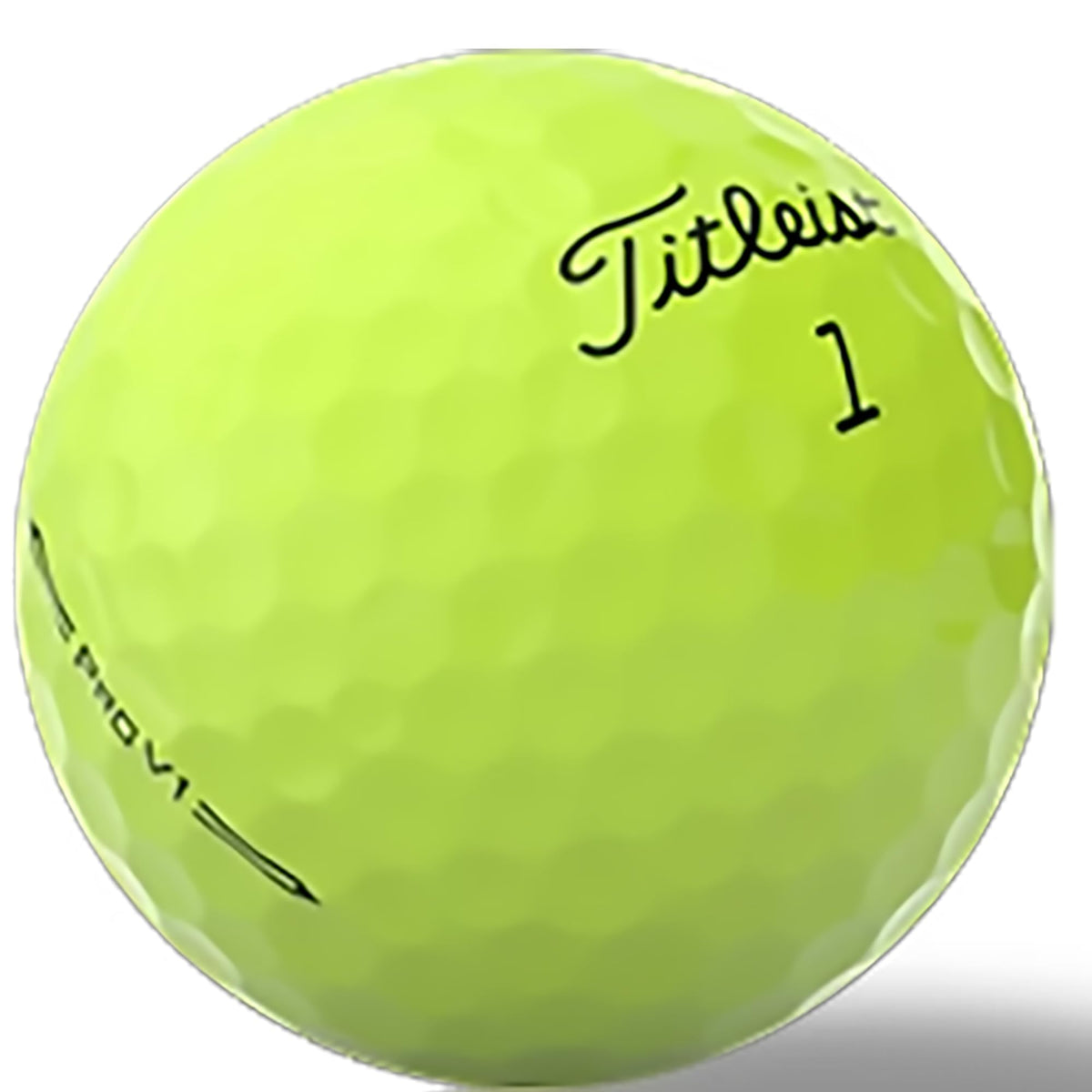 LostGolfBalls Titleist Pro V1 Yellow near mint 2023 balls for reliable distance.