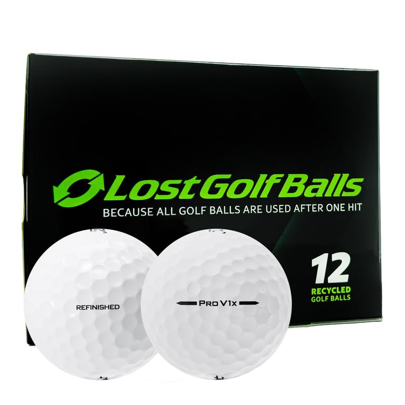 LostGolfBalls Titleist Pro V1x 2025 white balls pack shows refined balance for practice and casual rounds.